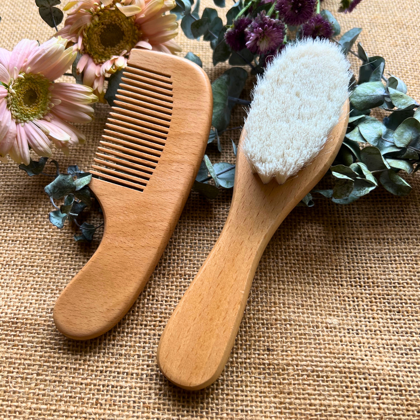 Personalised Hairbrush Set